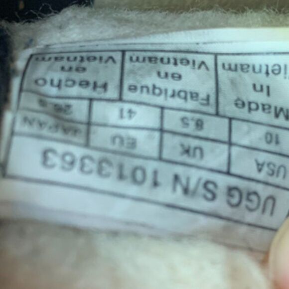 Ugg Navy Leather Men's Sneaker - Picture 6 of 8